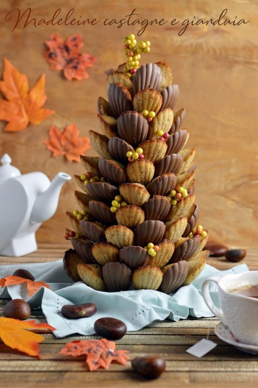 Madeleine castagne e gianduia