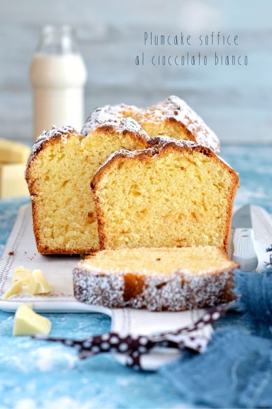 Plumcake soffice al cioccolato bianco