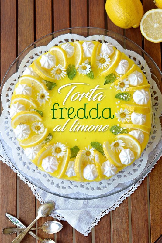 Torta fredda al limone
