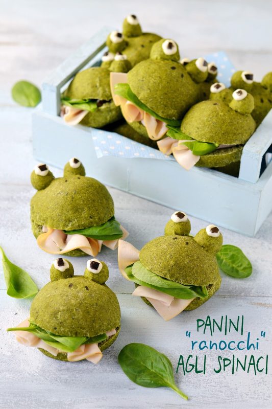 Panini “ranocchi” agli spinaci