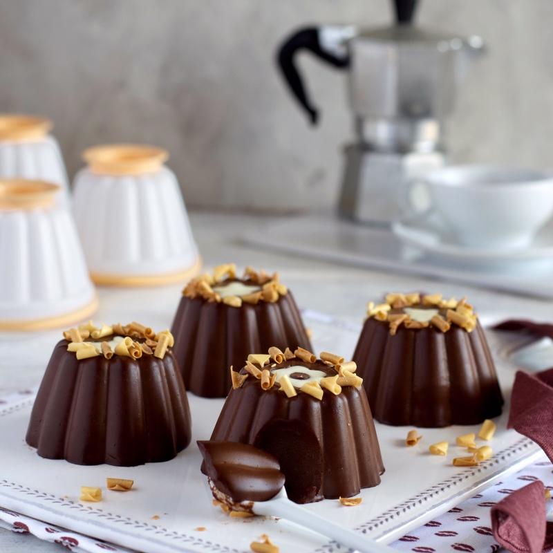 Budini cioccolato e caffè