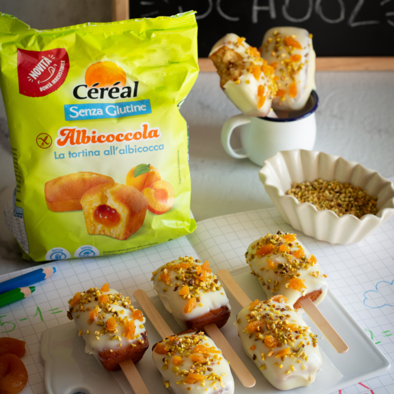 Albicoccole cheesecake pops